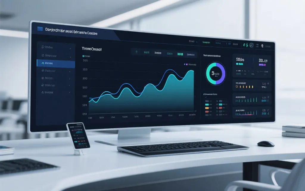 交互式数据仪表盘,显示时间序列与趋势分析