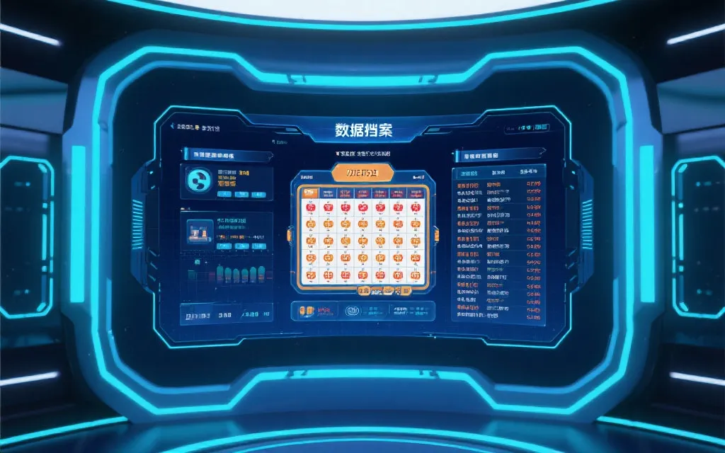 历史开奖归档界面示意